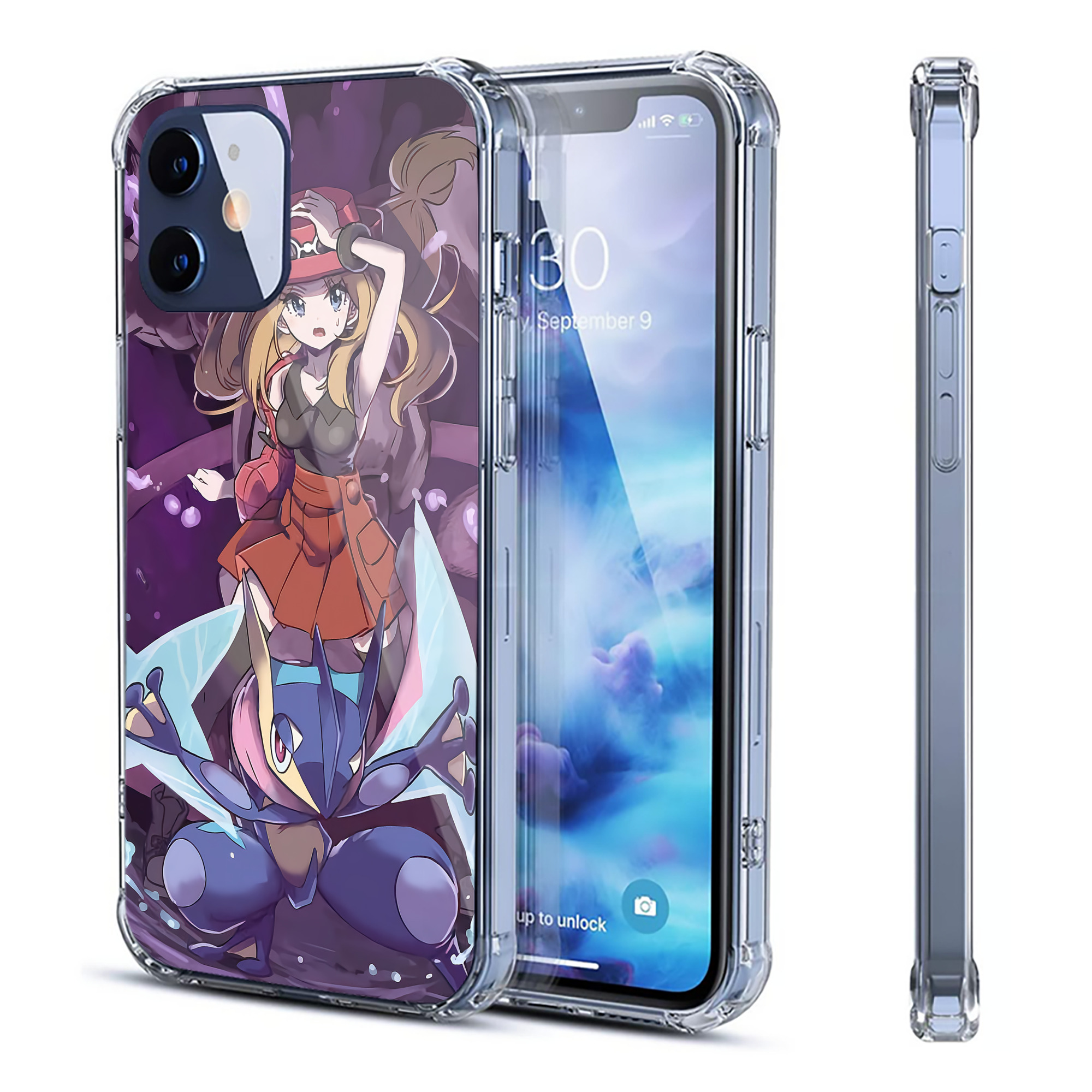（画像用） ポケットモンスター Pokémon 【iPhone 12シリーズ対応】透明スマホケース（クリアソフトケース）